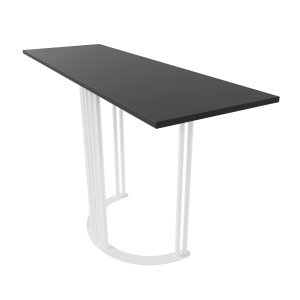 Консоль VIOLUR 120 х 40 см, черный/белый