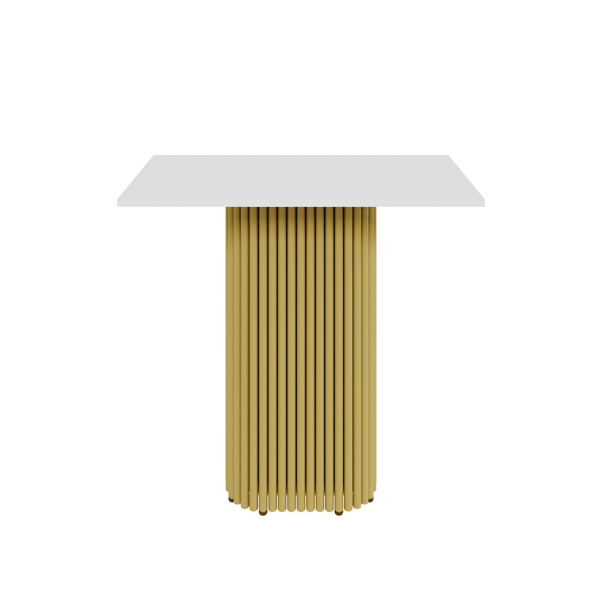 Консоль TRUBIS 80 х 35 см, белый/золотой