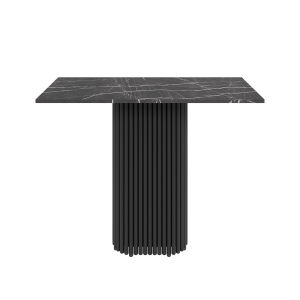 Консоль TRUBIS 100 х 35 см, темный мрамор/черный