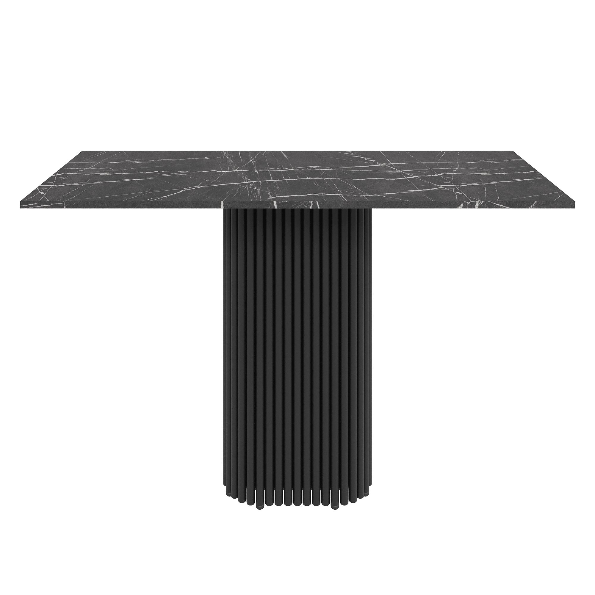 Консоль TRUBIS 120 х 40 см, темный мрамор/черный