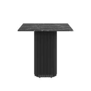 Консоль TRUBIS 80 х 35 см, темный мрамор/черный