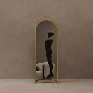 Зеркало в золотой раме EVELUM, 163 х 54 см