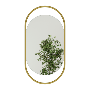 Зеркало в золотой раме EVELIX S, 104 х 54 см