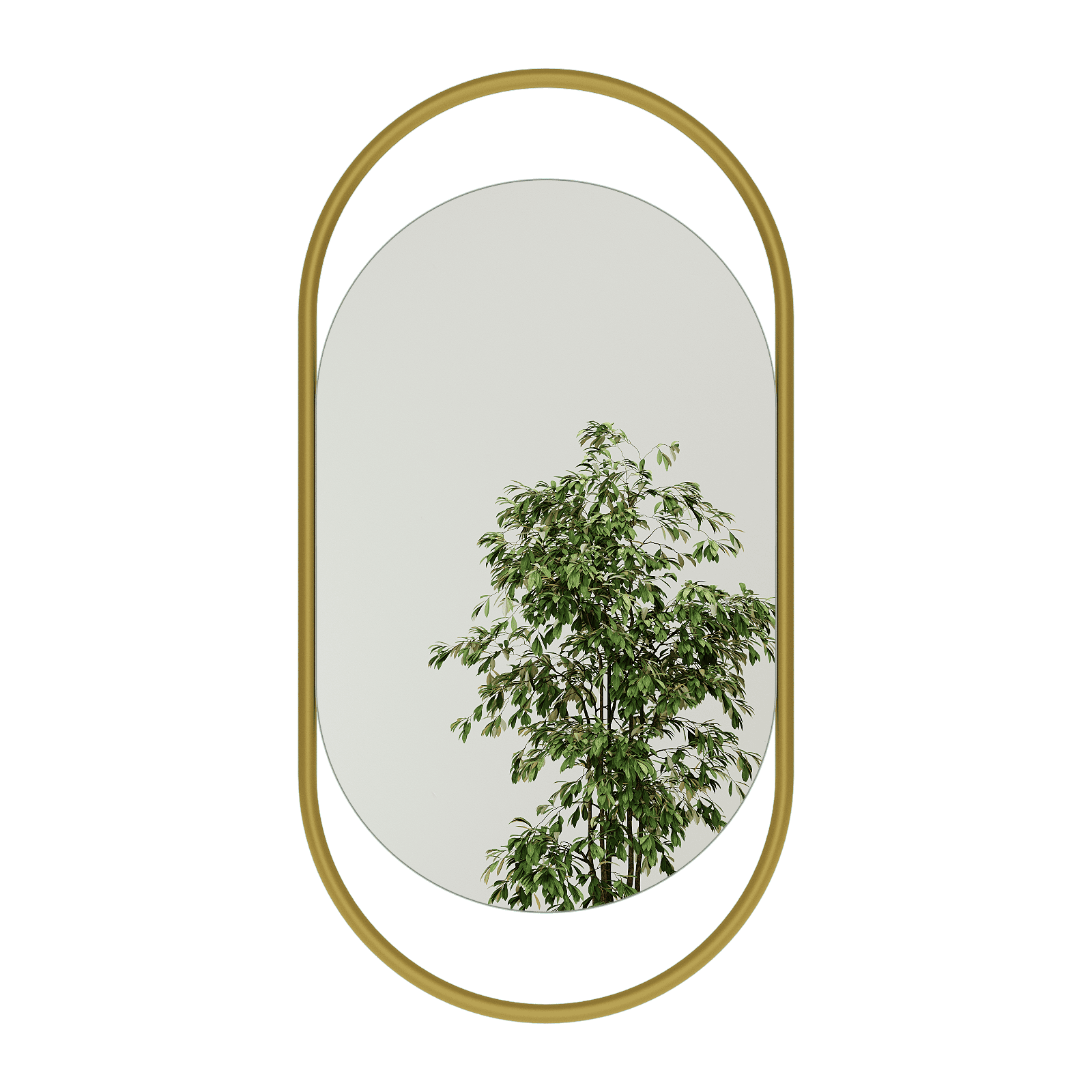 Зеркало в золотой раме EVELIX S, 104 х 54 см