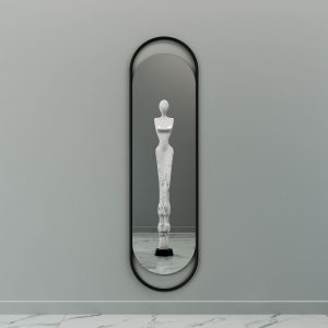 Зеркало в черной раме EVELIX L, 178 х 48 см