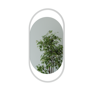 Зеркало в белой раме EVELIX S, 104 х 54 см