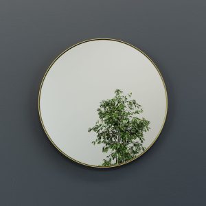 Зеркало в золотой раме RAUNTEL M, 80 х 80 см