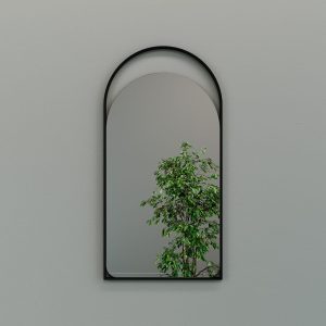 Зеркало в черной раме ARKELO S, 102 х 52 см