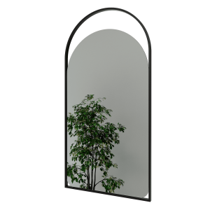 Зеркало в черной раме ARKELO S, 102 х 52 см