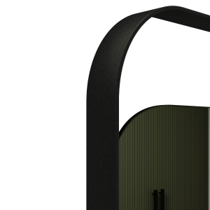 Зеркало в черной раме KELUR, 100 х 50 см