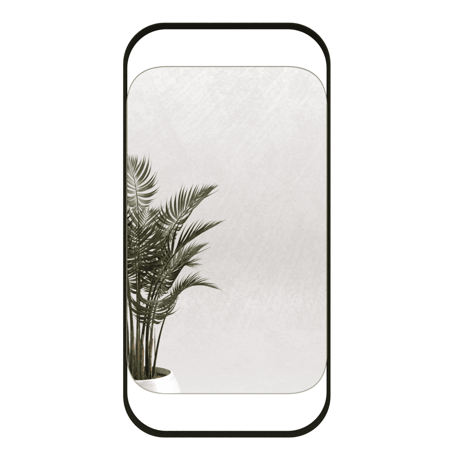 Зеркало в черной раме KELUR, 100 х 50 см