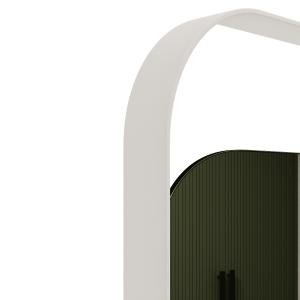 Зеркало в белой раме KELUR, 100 х 50 см