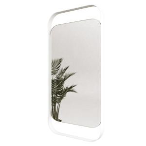 Зеркало в белой раме KELUR, 100 х 50 см