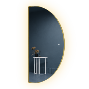 Зеркало в золотой раме с подсветкой 3 в 1 RONTUS M LED, 160 х 80 см