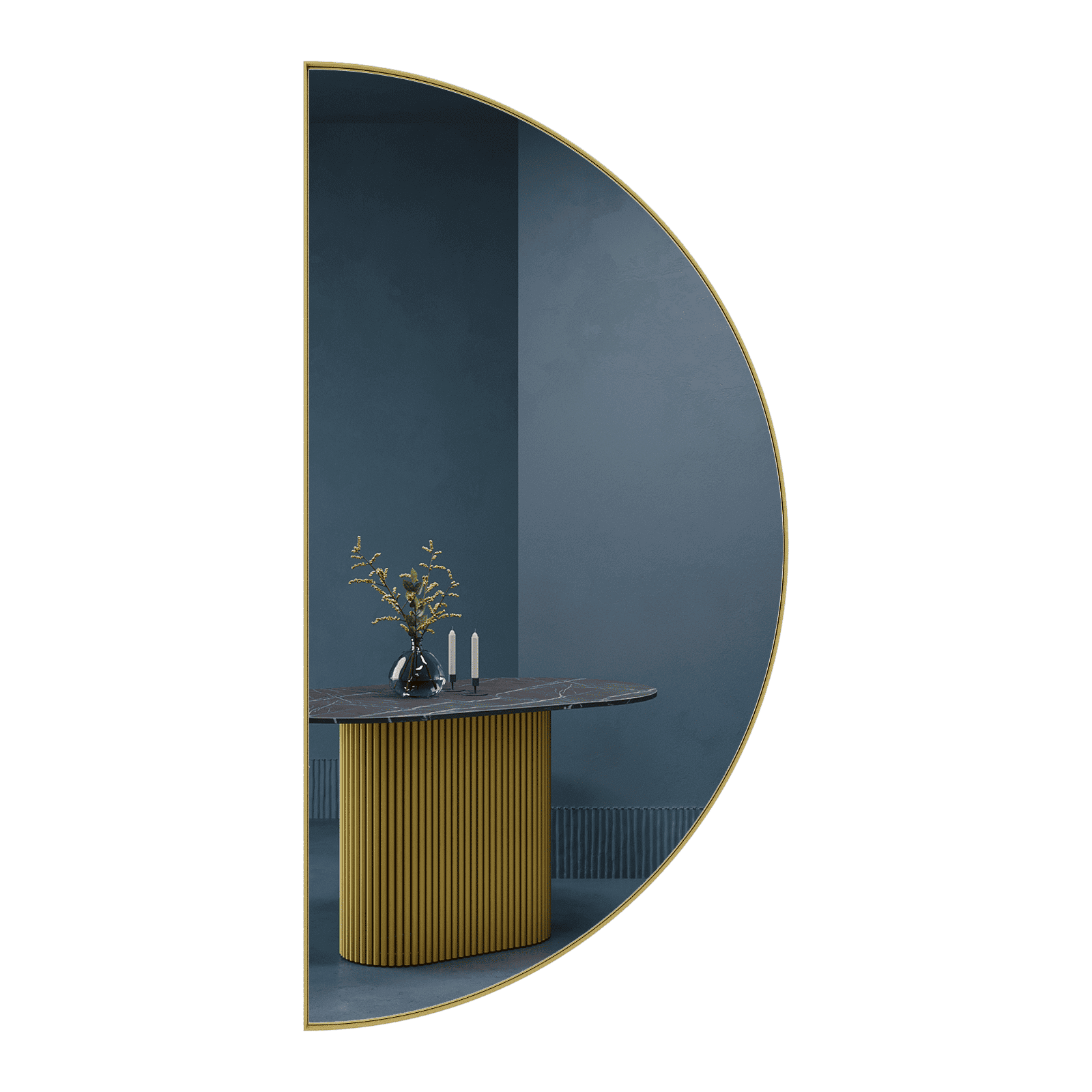 Зеркало в золотой раме RONTUS M, 160 х 80 см