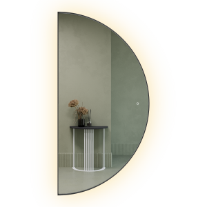 Зеркало в черной раме с подсветкой 3 в 1 RONTUS M LED, 160 х 80 см