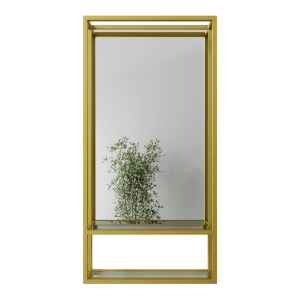 Зеркало в золотой раме AKVUM, 105 х 53 см