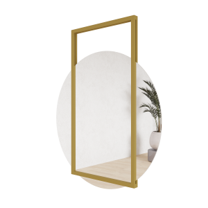 Зеркало в золотой раме KRAUGS, 89 х 79 см