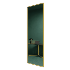 Зеркало в золотой раме HALFEO M Slim, 140 х 50 см