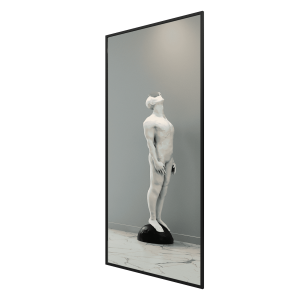 Зеркало в черной раме HALFEO XL, 200 х 100 см