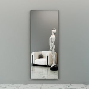 Зеркало в черной раме HALFEO XL Slim, 200 х 80 см