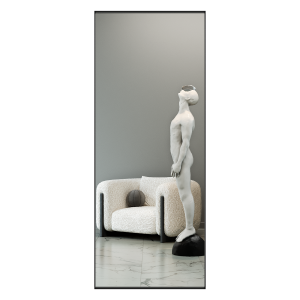 Зеркало в черной раме HALFEO XL Slim, 200 х 80 см