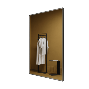 Зеркало в черной раме HALFEO S Slim, 120 х 80 см