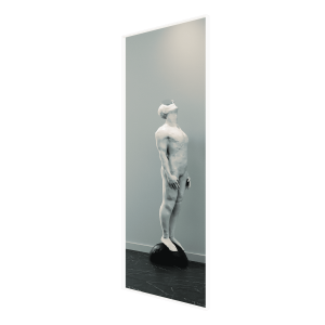 Зеркало в белой раме HALFEO XL Slim, 200 х 80 см