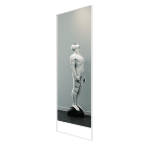 Зеркало в белой раме HALFEO Slim Leg, 220 х 80 см