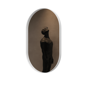 Зеркало в белой раме NOLVIS S, 81 х 51 см