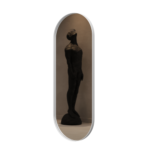 Зеркало в белой раме NOLVIS M, 136 х 51 см