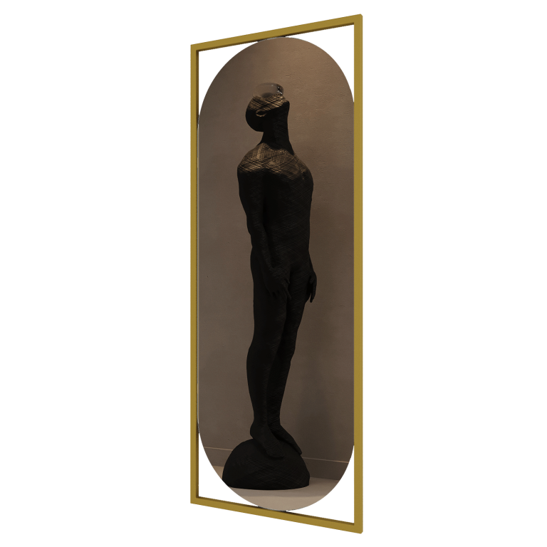 Зеркало в золотой раме KVADEN M, 139 х 54 см