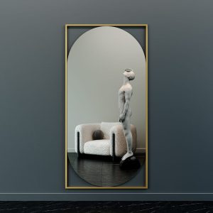 Зеркало в золотой раме KVADEN XL, 200 х 100 см