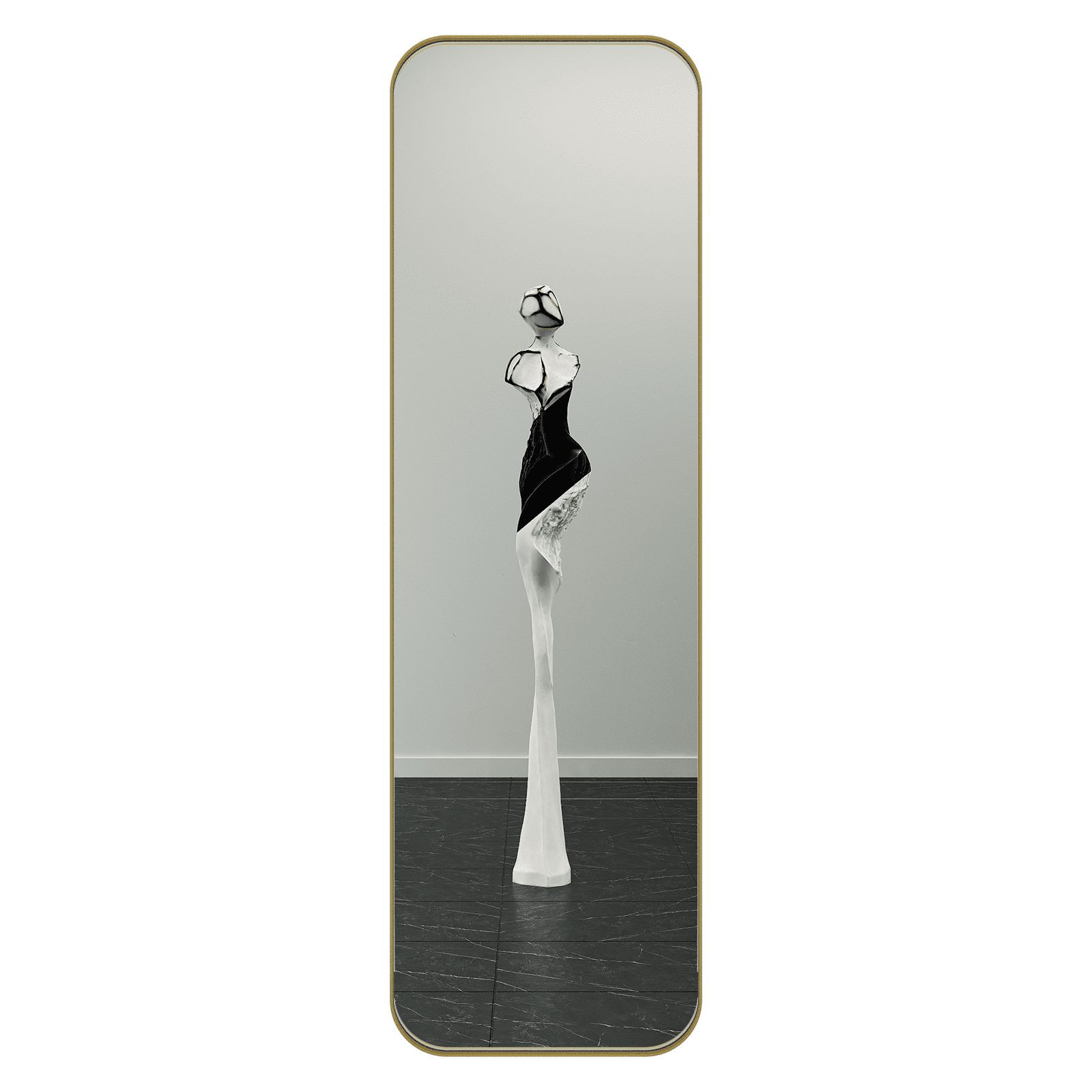 Зеркало в золотой раме KUVINO L, 180 х 55 см