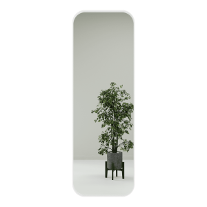 Зеркало в белой раме KUVINO M, 150 х 50 см