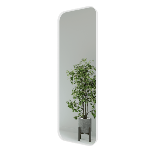 Зеркало в белой раме KUVINO M, 150 х 50 см