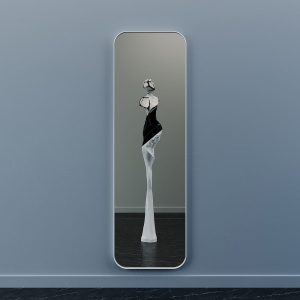 Зеркало в белой раме KUVINO L, 180 х 55 см