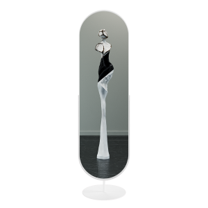 Зеркало в белой раме OZEVIS, 165 х 46 см