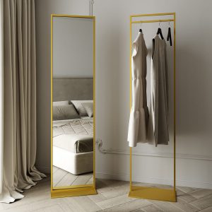 Зеркало в золотой раме ZELISO-2, 185 х 45 см