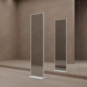 Зеркало в белой раме ZELISO-2, 185 х 45 см