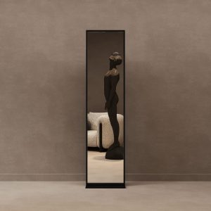 Зеркало в черной раме ZELISO-1, 185 х 45 см