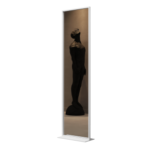 Зеркало в белой раме ZELISO-1, 185 х 45 см