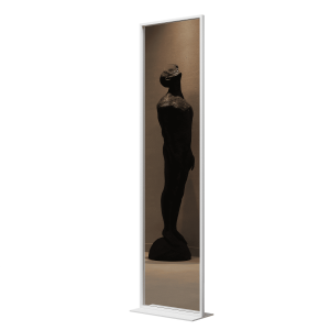 Зеркало в белой раме ZELISO-1, 185 х 45 см