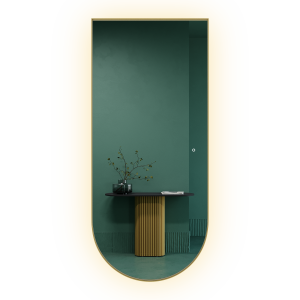 Зеркало в золотой раме с подсветкой 3 в 1, ARKIS L LED, 180 x 80 см