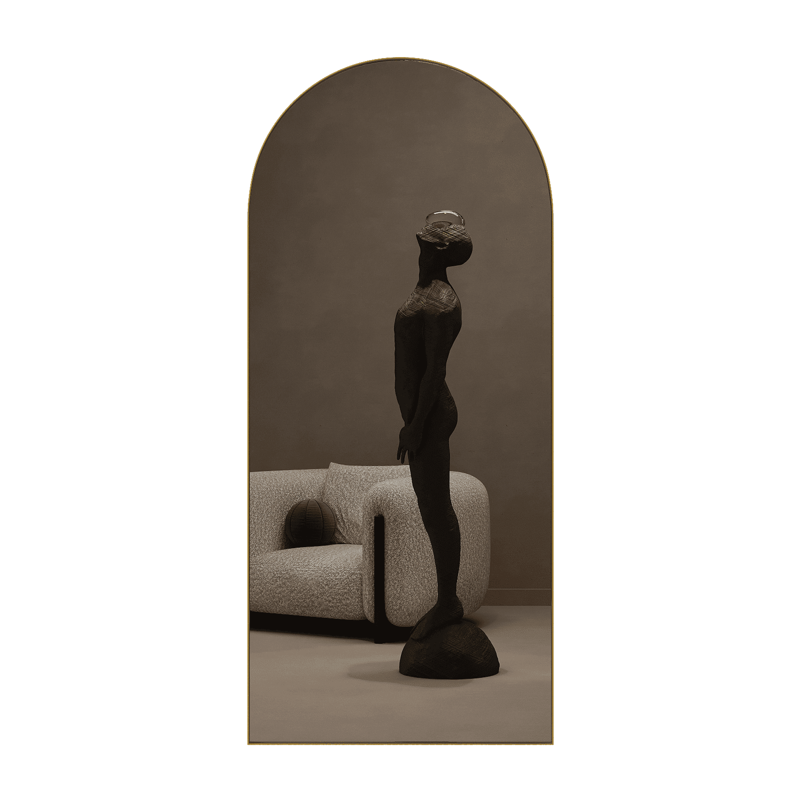 Зеркало в золотой раме ARKIS, 180 х 80 см