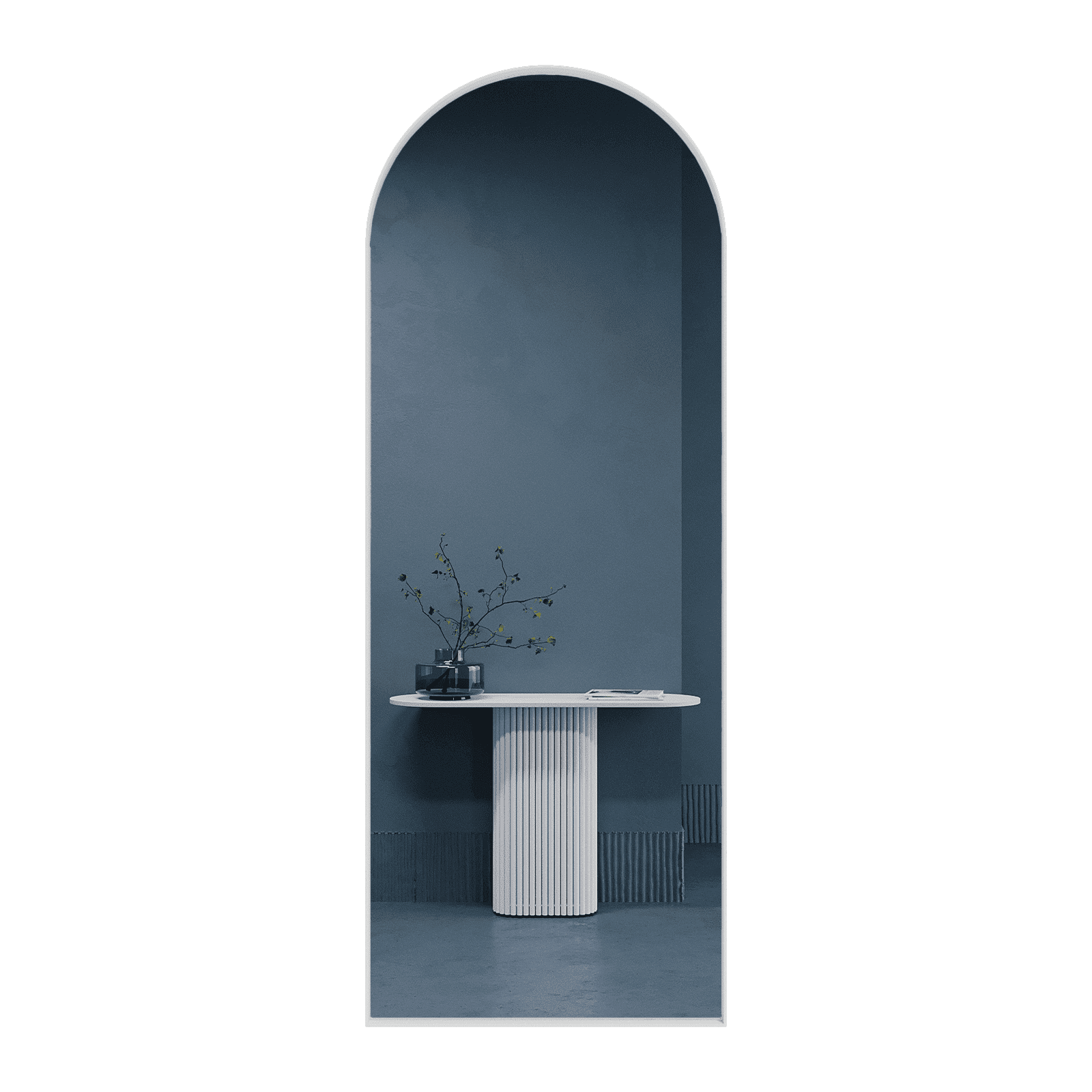 Зеркало в белой раме ARKIS M, 160 х 60 см