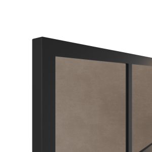 Зеркало-окно в черной раме WINDIX, 200 х 120 см