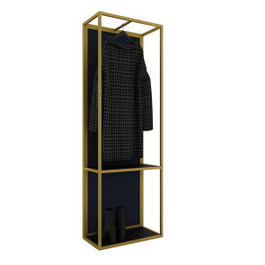 Зеркало-стеллаж KATARIS L золотой, 180 x 60 см