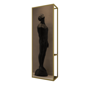 Зеркало-стеллаж KATARIS L золотой, 180 x 60 см