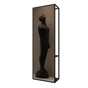 Зеркало-стеллаж KATARIS L черный, 180 x 60 см
